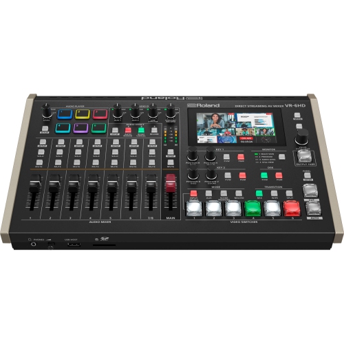 Console de mixage AV à diffusion directe VR-6HD de Roland