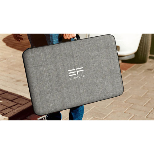 Panneau solaire portatif biface d'EcoFlow - 220 W