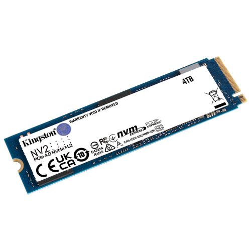 Kingston NV2 4TB PCIe 4.0 NVMe Internal Solid State Drive