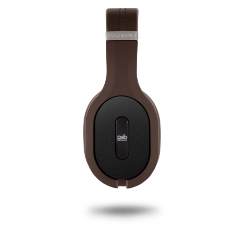 PSB M4U8 MKII Wireless Active Noise Cancelling HD Headphones - Espresso Brown