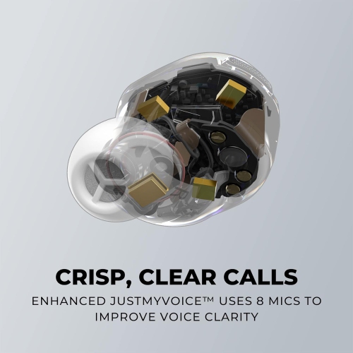 Technics - In-Ear Headphones with Noise Canceling, Microphone and Charging Case, Blue