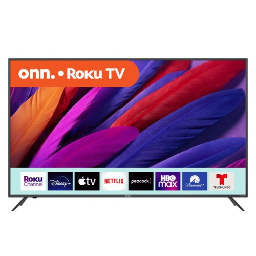 REFURBISHED - Onn. 58” Class 4K UHD (2160P) LED Roku Smart TV HDR (100069454)