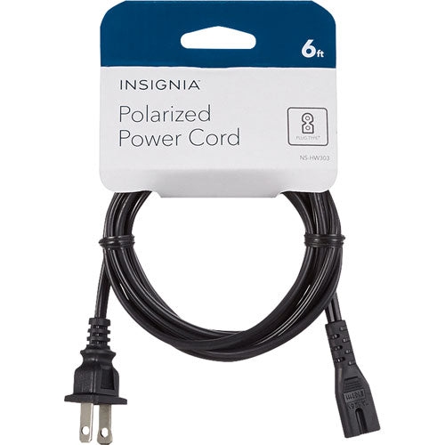 Open Box - BestBuy Essentials BE-HCL330-C 6'Polarized Power Cord
