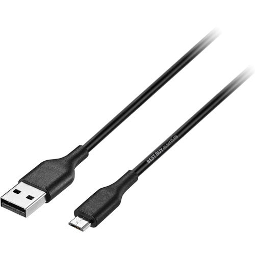 BestBuy Essentials BE-MMA322K-C 3' Micro USB to USB Cable Black by BESTBUY ESSENTIALS - Open Box condition - Image 3