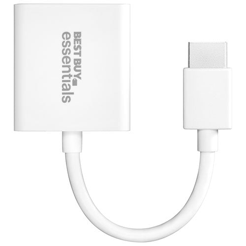 BestBuy Essentials BE-PAHDVG-C HDMI to VGA Adapter by BESTBUY ESSENTIALS - Open Box condition - Image 3