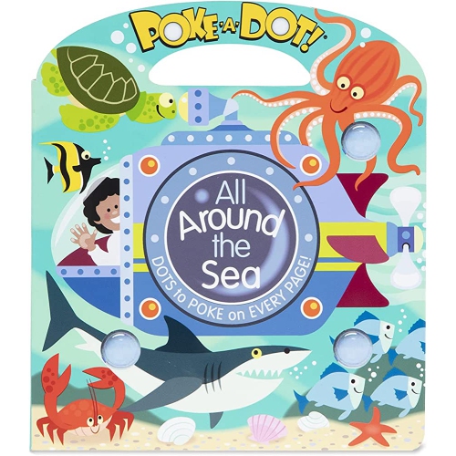 Melissa & Doug Poke A Dot! Book, All Around Our Town