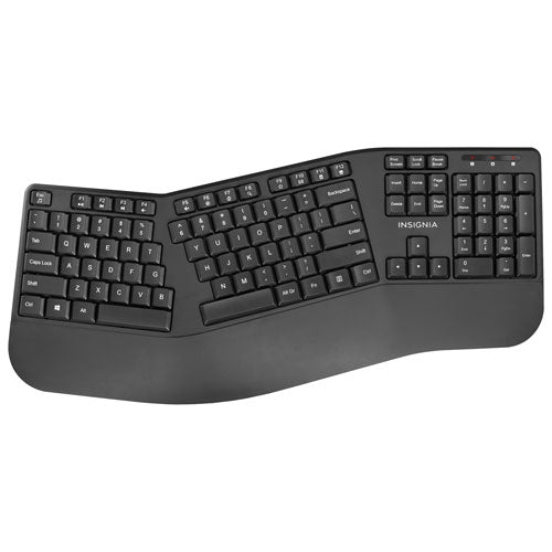 Insignia NS-PK4KCB23-C 105 2.4G Wireless Ergo Keyboard Black by INSIGNIA - Open Box condition - Image 2