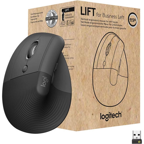 Open Box - Logitech Lift for Business 910-006493 Vertical Ergonomic Mouse