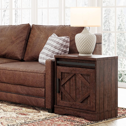 WAMPAT Modern Farmhouse 2 in 1 TV Stand for up to 85" TVs Wood Entertainment Center with Drawers and Adjustable Shelf for Living Room, Rustic Brown