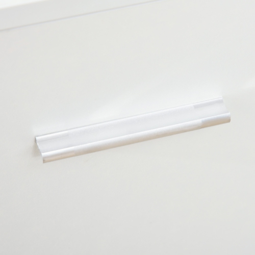 Vinsetto Lateral Filing Cabinet with Drawers and Lock, File Cabinet, Mobile Printer Stand with Open Shelves and Wheels for Letter and A4 Size