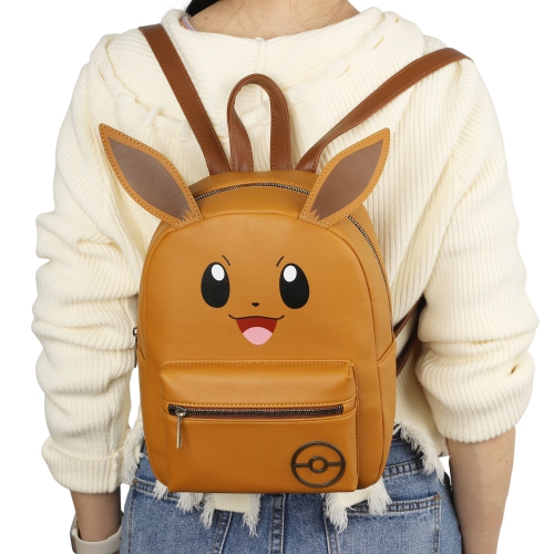 Pokemon Eevee Big Face Mini Backpack with Ears