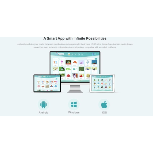 X-Maker Fully Enclosed FDM 3D Printer for Kids w/ WIFI