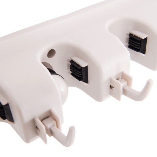 Topbuy Wall Mounted 5 Position Mop Broom Holder Hanger Home Kitchen Organizer