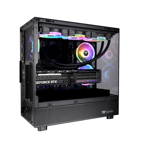 Zonic Gaming PC – Liquid Cooled AMD Ryzen 7 9700X - Radeon RX 9070 XT 16 GB-AI-Powered Performance GDDR6 - 64GB DDR5 - 2TB SSD - Win 11
