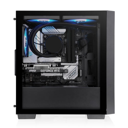 Zonic Gaming PC – Liquid Cooled AMD Ryzen 7 7700X - GeForce RTX 5060 GDDR7 DLSS - AI-Powered Performance - 32GB DDR5 - 2TB SSD - Built in Wifi &