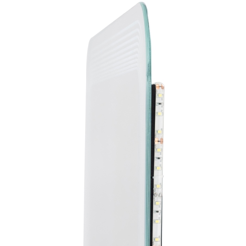 Topbuy Bathroom Wall-Mount Mirror LED Lighting Vanity Makeup Illuminated Mirror w/ Touch Button