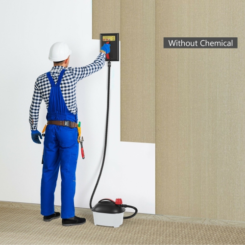 Gymax 1500W Wallpaper Steamer Chemical-free Wallpaper Removal w/ 1 Gallon Reservoir