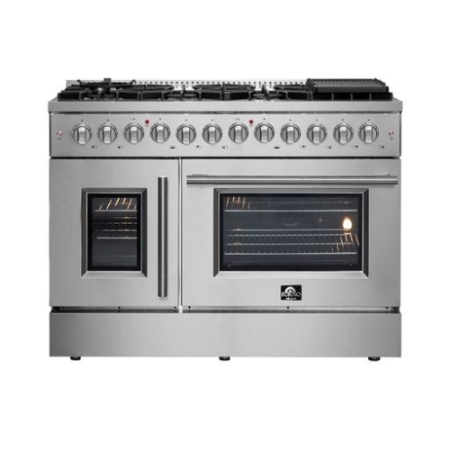 Galiano 48inch Freestanding French Door Dual Fuel Range Best Buy Canada