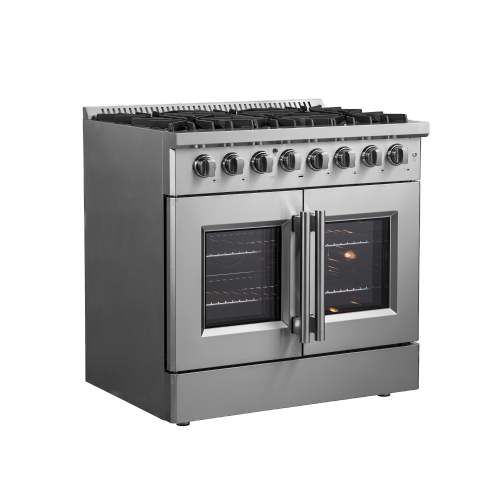 Forno Galiano 36-inch Freestanding French Door Dual Fuel Range