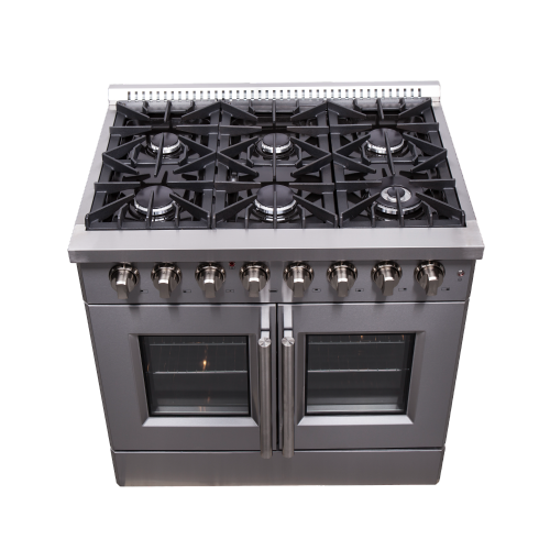 Forno Galiano 36-inch Freestanding French Door Dual Fuel Range