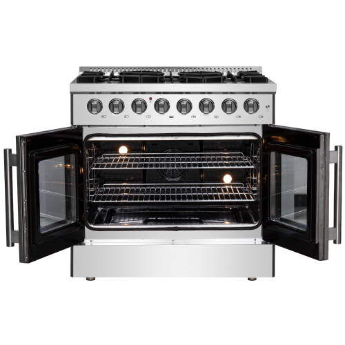Forno Galiano 36-inch Freestanding French Door Dual Fuel Range