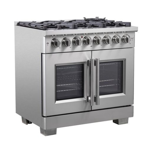 Forno Capriasca 36-inch Freestanding French Door Dual Fuel Range