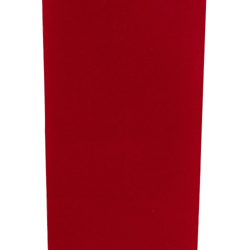 Boucle de porte de Noël en velours rouge classique de 14 pi