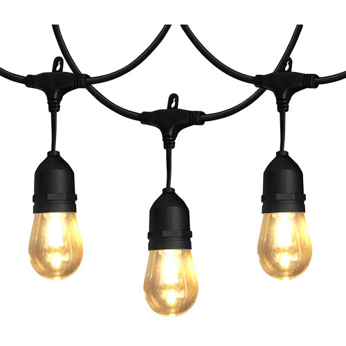 Guirlande DEL de patio IC RGBW+ BISTRO+ Monster Smart Illuminessence - 12 ampoules