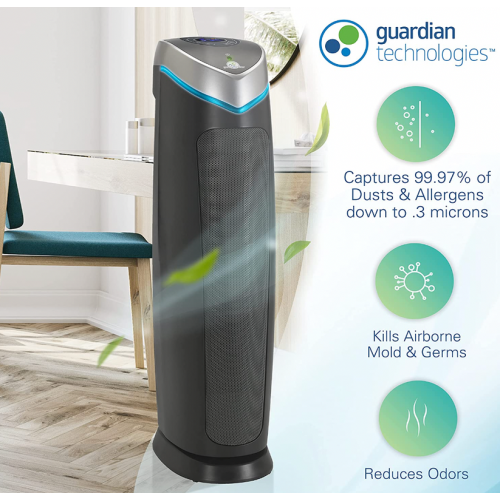 GermGuardian Purificateur d'air True HEPA 5 en 1 pour animaux de compagnie  GermGuardian AC