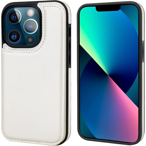 TEDLIN Leather Wallet Case For iPhone 13 PRO MAX Case with Card Holder PU Leather Kickstand Card Slots Case Double Magnetic Clasp and Durable