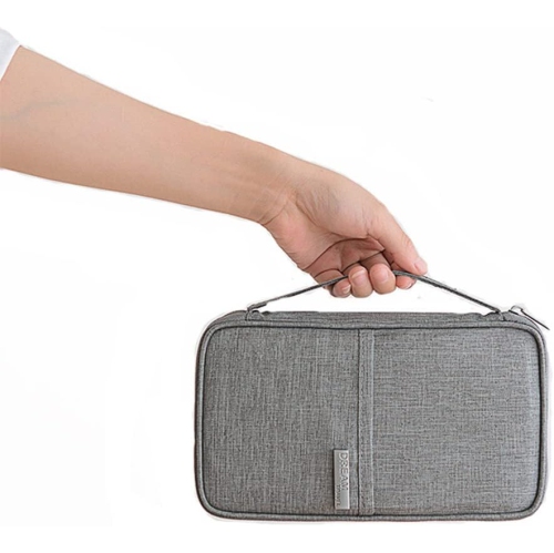 navor Passport / Travel Document Holder, Portable & Foldable Pouch Organizer to Hold Passport, Cell Phone, Tickets, Cards, Boarding Pass, ID, Keys,