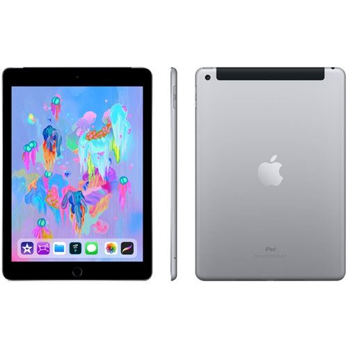 APPLE  Refurbished (Good) - Ipad 9.7" 32GB With Wi-Fi/4G Lte - Space (6Th Generation) In Grey