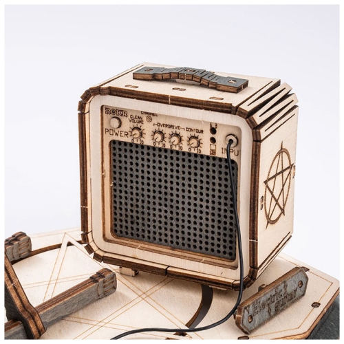 DIY Wood Craft Building Kit - Electric Guitar 3D Wooden Puzzle Arts & Craft Set