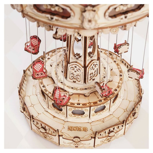 Casse-tête en bois 3D de Mind Games - Ensemble de casse-tête balançoire en bois pour adultes - Casse-tête en bois pour adolescents pour enfants