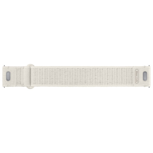 Bracelet en tissu Feather pour Galaxy Watch de Samsung - Petit/Moyen - Sable
