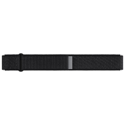 Bracelet en tissu Feather pour Galaxy Watch de Samsung - Moyen/Grand - Noir