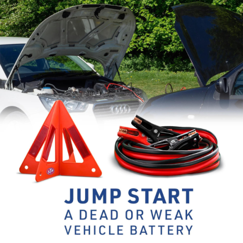 STP SKI2-1002-BLK Emergency Roadside Kit 12ft 3Pack