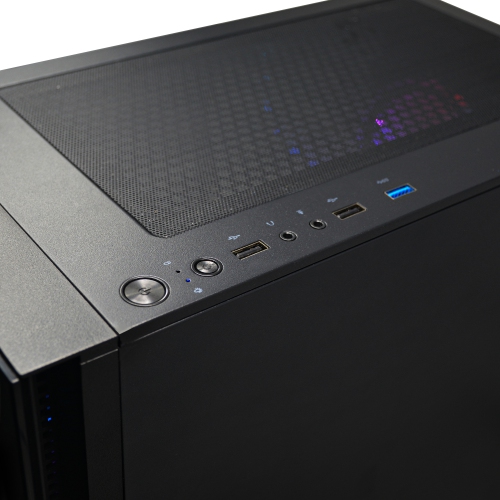 HAJAAN Gaming PC - RX 580 8GB, Intel Core i7, 16GB Memory, 512GB SSD, Win 10 Pro, RGB + Keyboard & Mouse, Headset by HAJAAN - Refurbished condition - Image 5