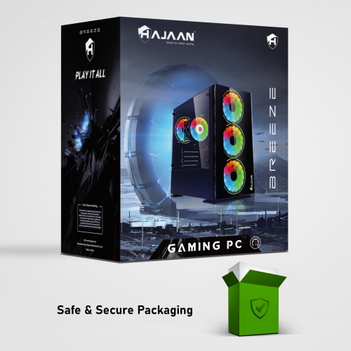 HAJAAN Gaming PC - RX 580 8GB, Intel Core i7, 16GB Memory, 512GB SSD, Win 10 Pro, RGB + Keyboard & Mouse, Headset by HAJAAN - Refurbished condition - Image 10