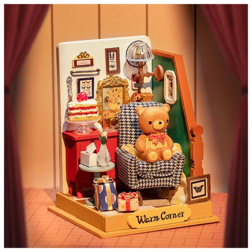 Mind Games 3D Wooden Puzzle Holiday Living Room Model Kit for Adults Wooden Craft Puzzle for Teens for Kids