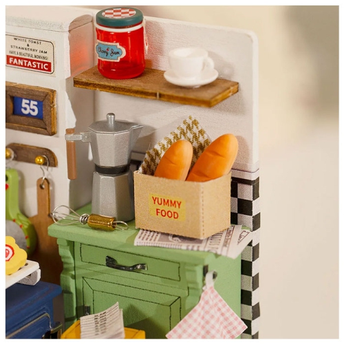 Mind Games 3D Wooden Puzzle Afternoon Baking Time Model Kit for Adults Wooden Craft Puzzle for Teens for Kids