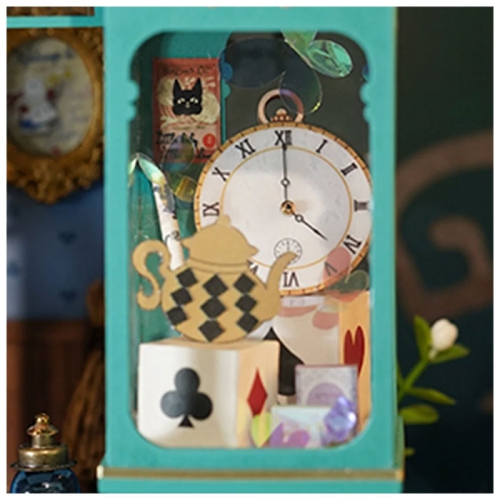 Casse-tête en bois de 3D pièces du magasin de thé Alice de Mind Games pour adultes Casse-tête en bois pour adolescents pour enfants