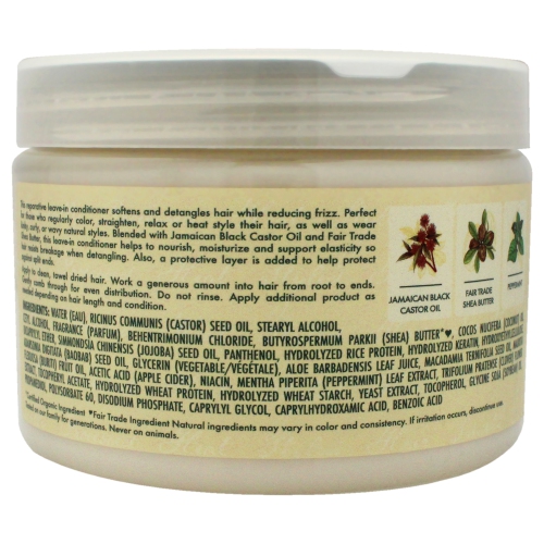 Jamaican Black Castor Oil Strengthen and Grow Leave-In Conditioner by Shea Moisture for Unisex - 11.5 oz Conditioner