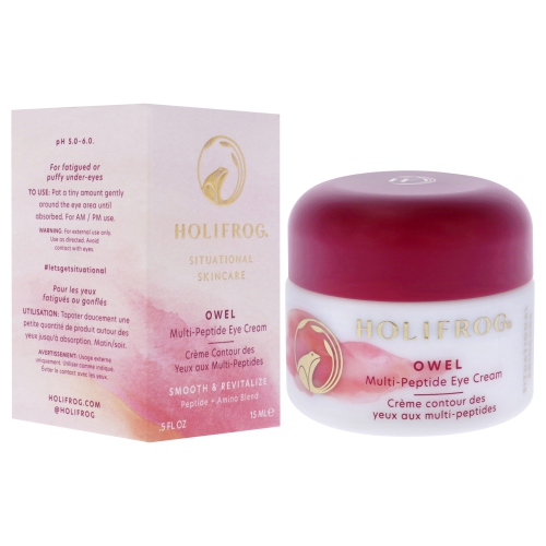 OWEL Mulit-Peptide Eye Cream by HoliFrog for Women - 0.5 oz Eye cream