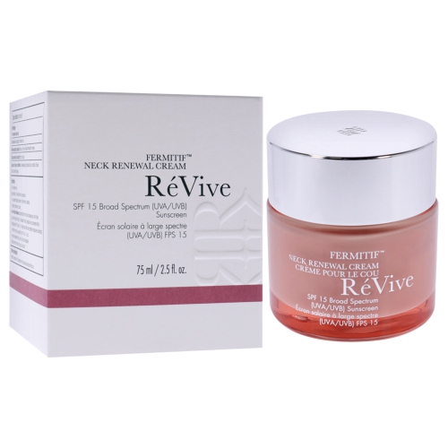 Fermitif Neck Renewal Cream Sunscreen SPF 15 by Revive for Women - 2.5 oz Sunscreen