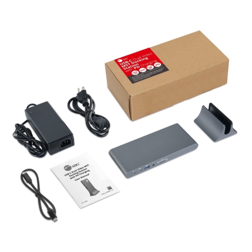 SIIG JU-DK0N11-S1 USB-C Dual Video MST Docking Station
