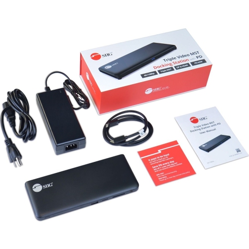 SIIG JU-DK0R11-S1 Triple Video MST Docking Station