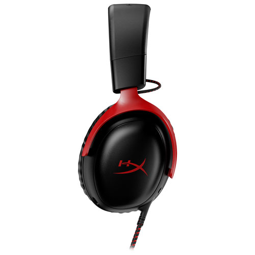 Image 2 of 10.. HyperX Cloud III Gaming Headset - Black/Red