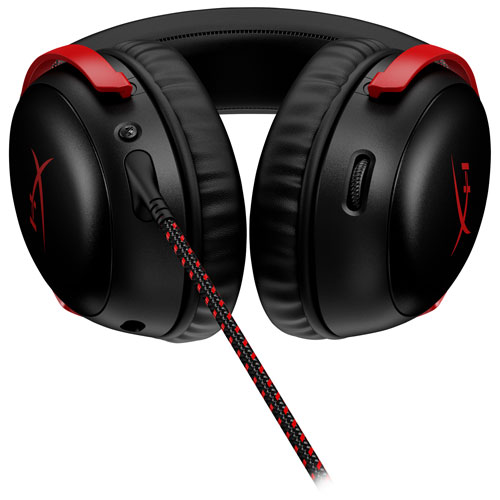 Image 6 of 10.. HyperX Cloud III Gaming Headset - Black/Red