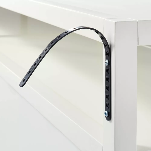 Springville Caned Door Tv Stand For Tvs Up To 72" White